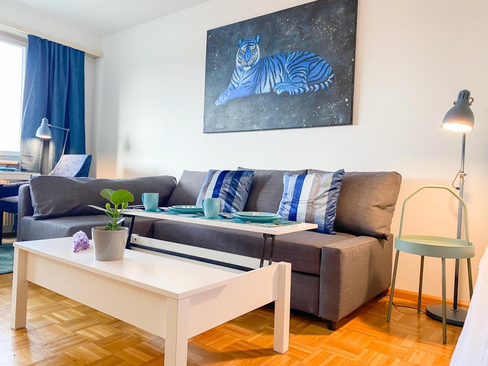 Special Blue Tiger Apartment Basel, Messe Kleinbasel 10-Star Εξωτερικό φωτογραφία